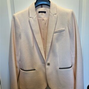 Tommy Hilfiger Blazer. Light pink with grey elbow pads.